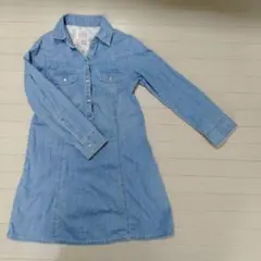 UNIQLO　デニム長袖ワンピース　120cm 長袖