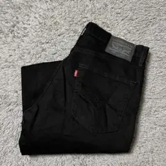 Levi’s リーバイス502 ブラックデニム 33×32 レギュラーテーパード