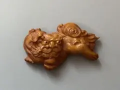骨董　金獅子　帯留め 金工細工 獅子 帯留＜在銘＞ | 【骨董品買取】日本全国対応