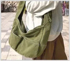 ショルダーバッグ ニュースペーパー バッグ ミリタリー ポケット