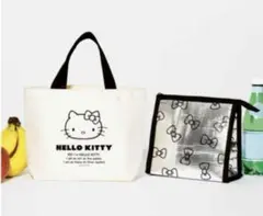 【未開封】Spring5月号付録 HELLO KITTY トート＆保冷ポーチ