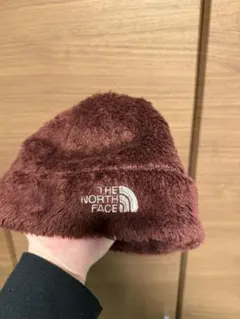 THE NORTH FACE ボアニット帽　ワインレッド