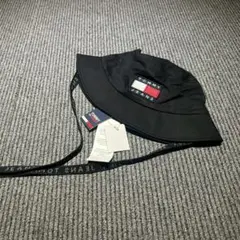 【新品タグ付】TOMMY JEANS ブラック バケットハット