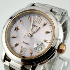 【稼働】カシオ シーン SHW-1500 電波ソーラー 腕時計 レディース 星のサムネイル