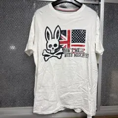 USA国旗プリント　サイコバニー 半袖メンズ　Tシャツ　（L）のサムネイル
