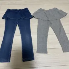 スカート付きレギンス 110