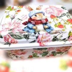 デコパージュ　環境に優しいコンテナボックス　マフラーうさぎのサムネイル