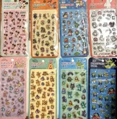 ディズニー PUKUPUKU シール　8枚セット　送料込み