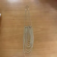 ゴールド 多層チェーンネックレス 約70cm