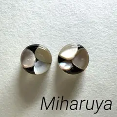 ハンドメイド　樹脂　サージカルステンレス　レジン　ピアス　イヤリング