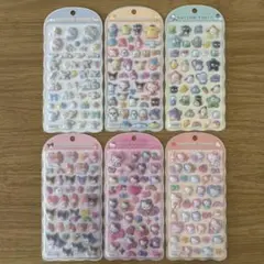 【国内正規品】 コットンパフィーシール サンリオ コンプリート 6種 セット