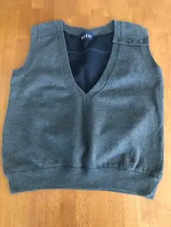 イーストボーイ EASTBOYサイズ9 スクールベスト 裏起毛 チャコールグレー