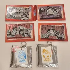 ワンピース 箔入りアクリルカードコレクション 赤髪海賊団 シャンクス　6点