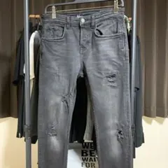ダメージデニム スキニー asos azul h&m bershka
