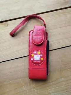 Hello Kitty 赤い合成皮革アイテム