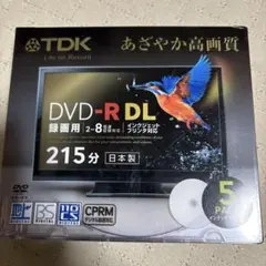 레코딩용 TDK DVD-R DL 5 디스크 팩, 일본산