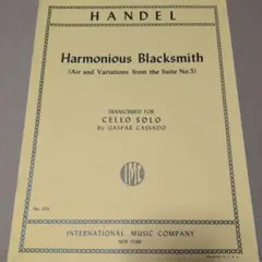 HANDEL Harmonius Blacksmith Cello Solo