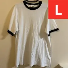 【使いやすい】フリークスストアのリンガーTシャツ　L