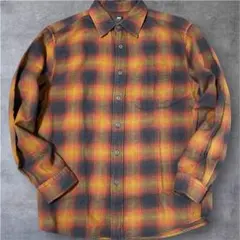 オンブレチェック ネルシャツ UNIQLO ペンドルトン風 好配色 フランネル