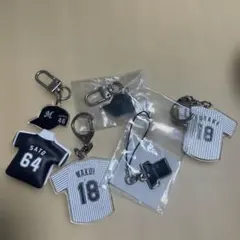 元千葉ロッテマリーンズ選手　キーホルダー　まとめ売り