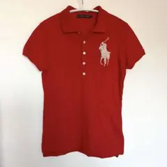 美品』ラルフローレン ポロシャツ ミラン ビックポニー レディースL
