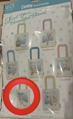 トートバッグ ダッフィー&フレンズ ファインド・ユア・ビューティフル・ブルー!