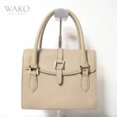 ♡お値下げ♡銀座WAKO レザーハンドバッグ - メルカリ