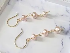 淡水パールピアス14kgf