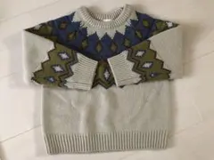 tete a tete ニット　ほぼ未使用　90センチ　冬