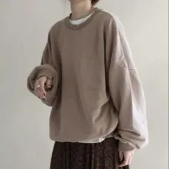 【1回着用】ノアル　トレーナー　モカ