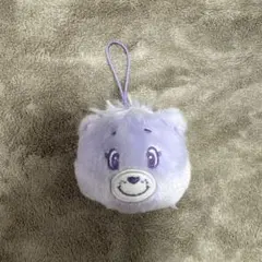 ケアベア ぬいぐるみ マスコット パープル