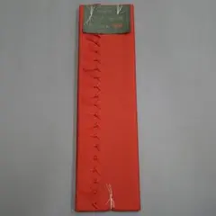 M16-17 新品保管品 正絹 紬地 八掛地 濃赤系