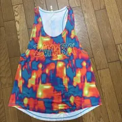 ZUMBA 正規品 タンクトップ Sサイズ カラフル　ズンバ