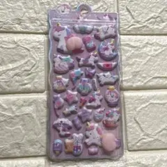 ぷにぷにおしりシール　ユニコーンぷっくらシール マシュマロシール 3Dシール　②