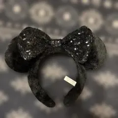 ミッキー耳付き黒カチューシャ ディズニー