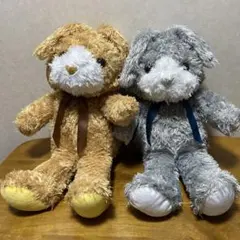 ぬいぐるみ　うさぎ　大　ペア　大きな大きなうさぎさん　平成レトロ