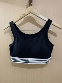 【GU】スポーツブラ ブラトップ ブラック L