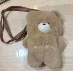 クマ型ポシェット ベージュ
