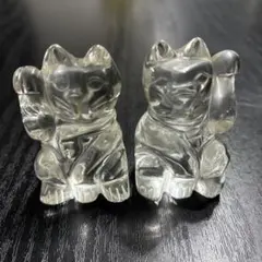 招き猫彫刻 ミニ置物（左手招き / 縁結び・千客万来） 招き猫彫刻 ミニ置物（左手招き / 縁結び・千客万来） - メルカリ