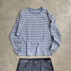 UNIQLO ボーダーロンT cityboy archive 短丈 OLD