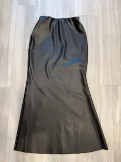 フェイクレザースカート