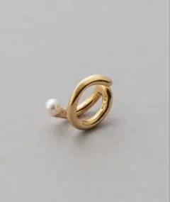 【新品】 ete イヤーカフ シルバー925 ゴールド パール アクセサリー