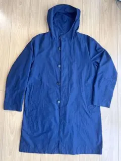 UNITED ARROWS ネイビー フード付きコート パッカブル Lサイズ