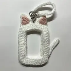 トレカケース　編み物　猫　ネコ