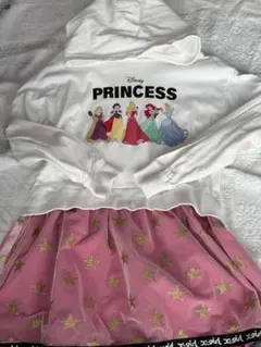 X-girl ディズニープリンセス ワンピース 120 女の子