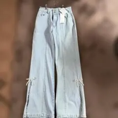 MAJESTIC LEGON パールスリットデニム