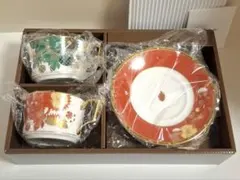 鬼滅の刃 ノリタケ 竈門炭治郎&煉獄杏寿郎 カップ&ソーサーセット