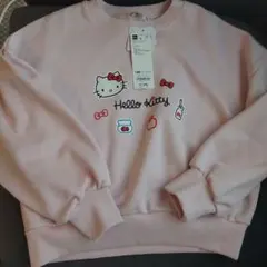 GU Hello Kitty スウェットプルオーバー 140cm ピンクのサムネイル