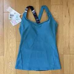 Reebokヨガウェア Mサイズ ターコイズブルー×黒