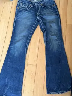 TRUE RELIGION ブーツカットデニム 29×33 IO着用